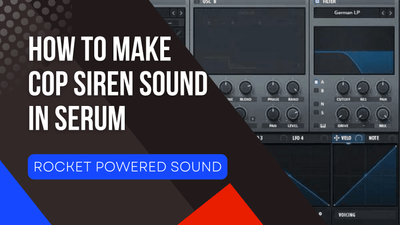 Serum Sound Design - How to make a Cop Siren Sound